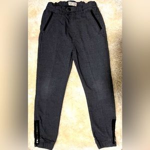 Zara Boys Collection Semi Formal Jogger Pants  Size 9/10  color dark gray